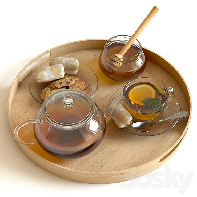 tea and honey 3DModel