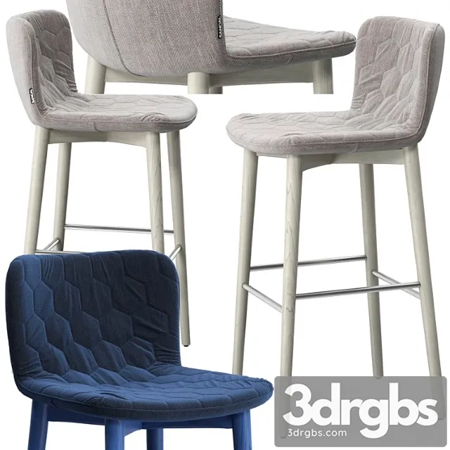 Tea barstool 2 3D Model Free