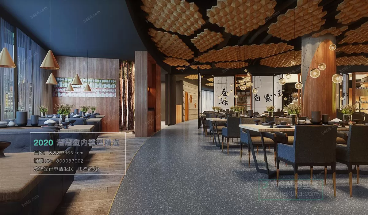 TEA HOUSE - HOTEL - 3D MODELS - 3DSKY FREE MODELS