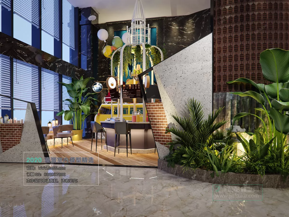 TEA HOUSE - HOTEL - 3D MODELS - 3DSKY FREE MODELS