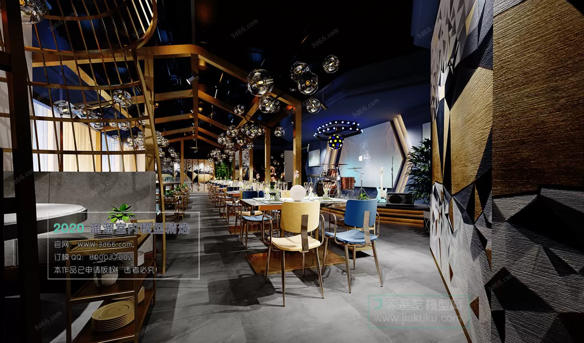 TEA HOUSE - HOTEL - 3D MODELS - 3DSKY FREE MODELS