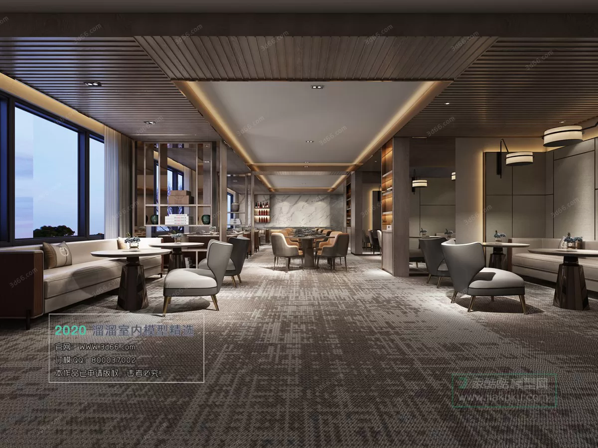 TEA HOUSE - HOTEL - 3D MODELS - 3DSKY FREE MODELS