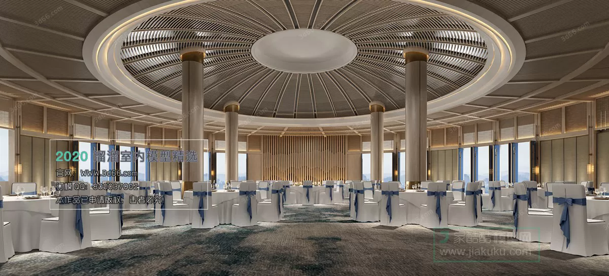 TEA HOUSE - HOTEL - 3D MODELS - 3DSKY FREE MODELS