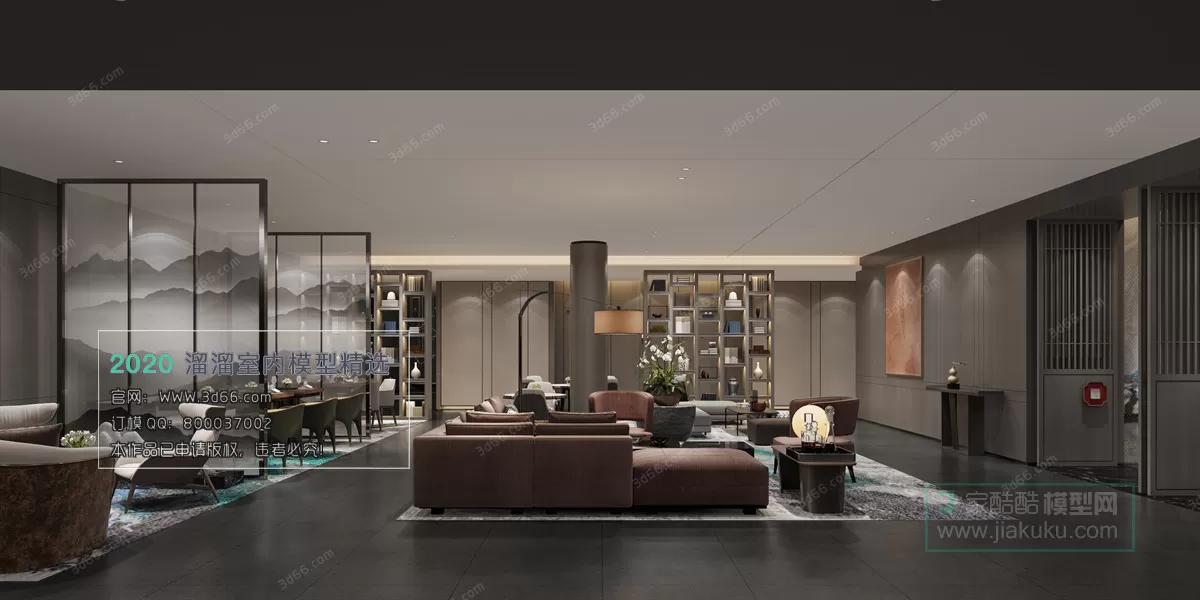 TEA HOUSE - HOTEL - 3D MODELS - 3DSKY FREE MODELS