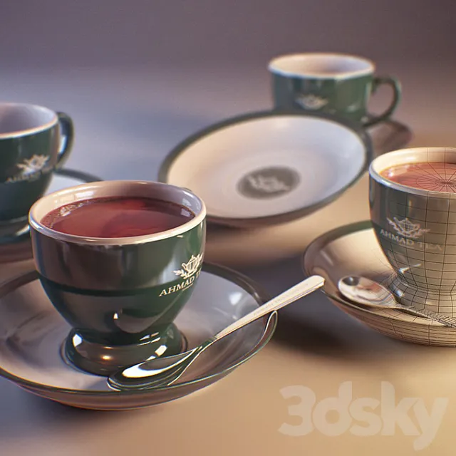 Tea mug Ahmad 3DModel