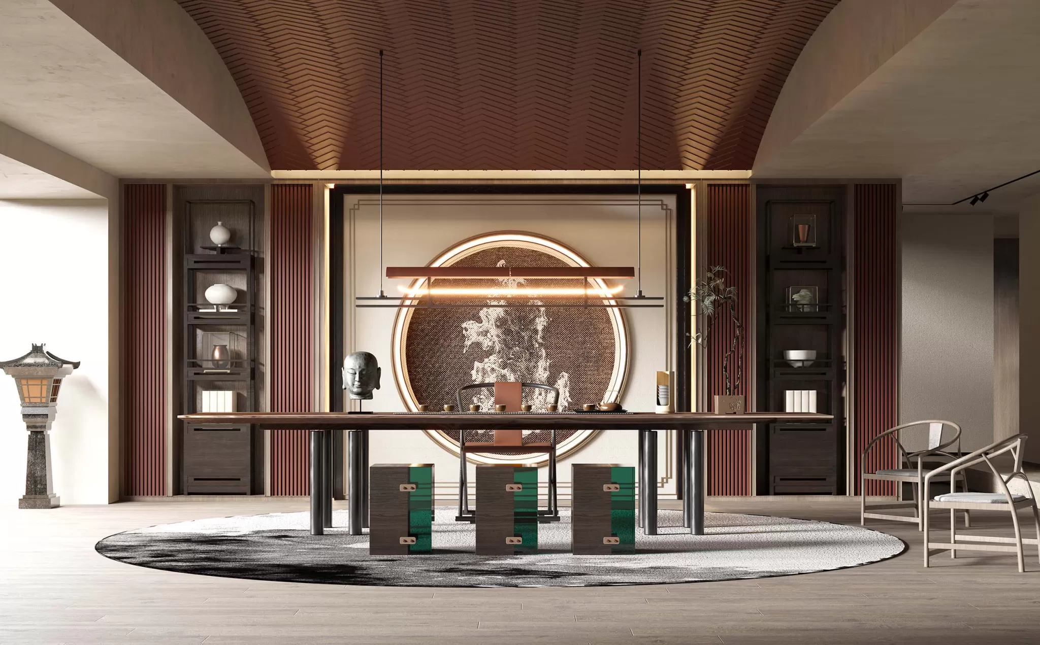 TEA ROOM - 3D SCENE - 398