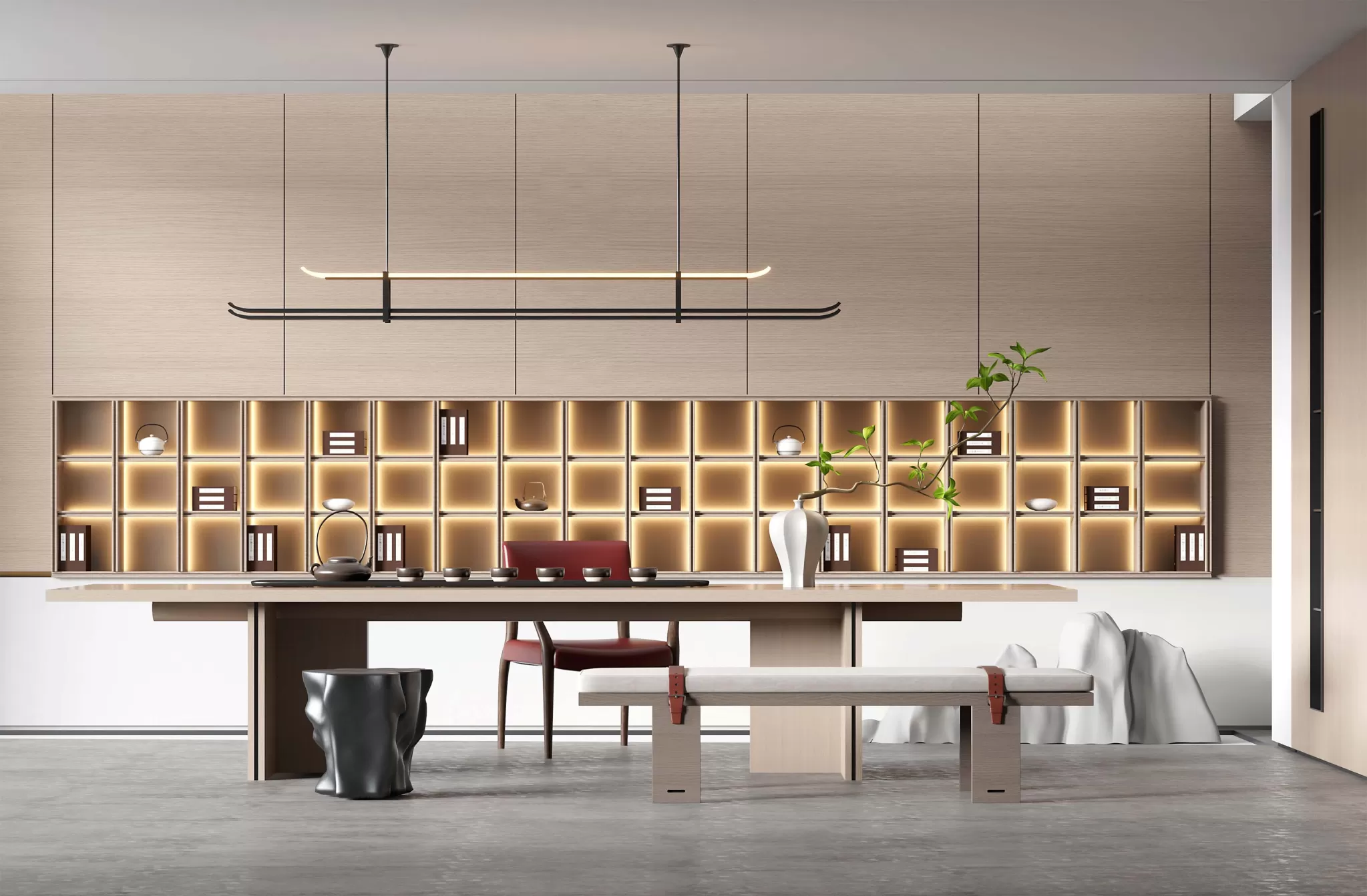 TEA ROOM - 3D SCENE - 407