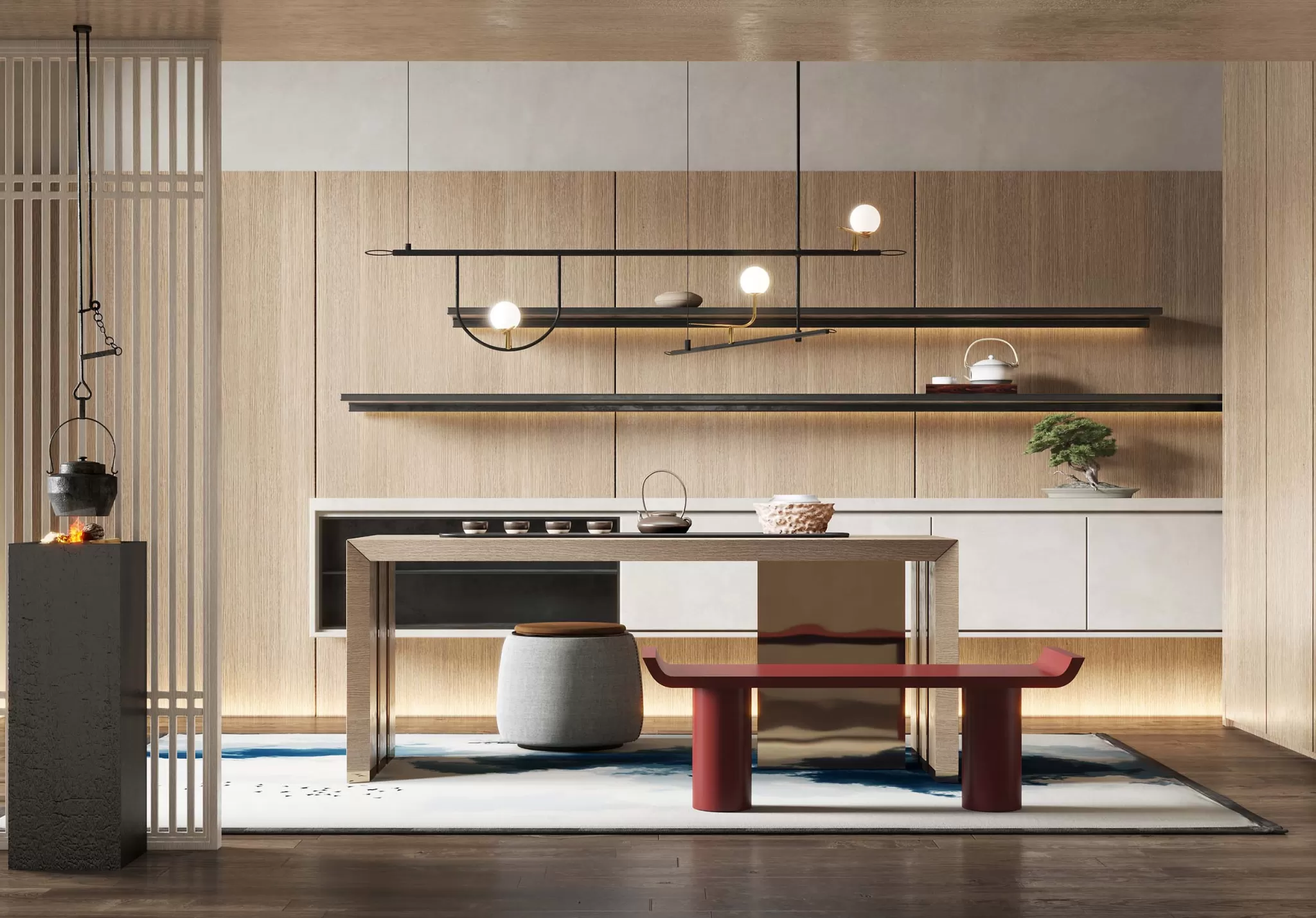 TEA ROOM - 3D SCENE - 409