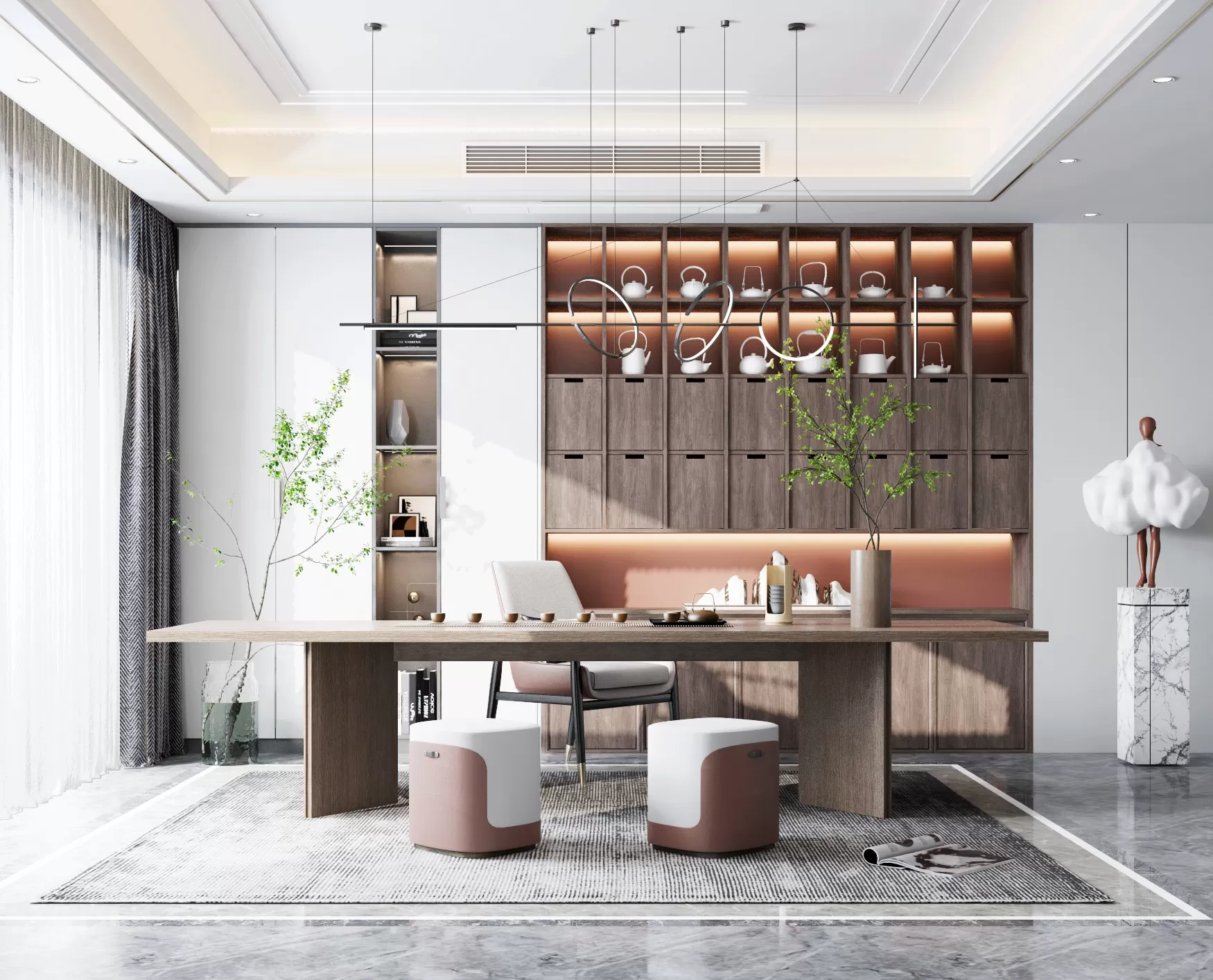 TEA ROOM - 3D SCENE - 423