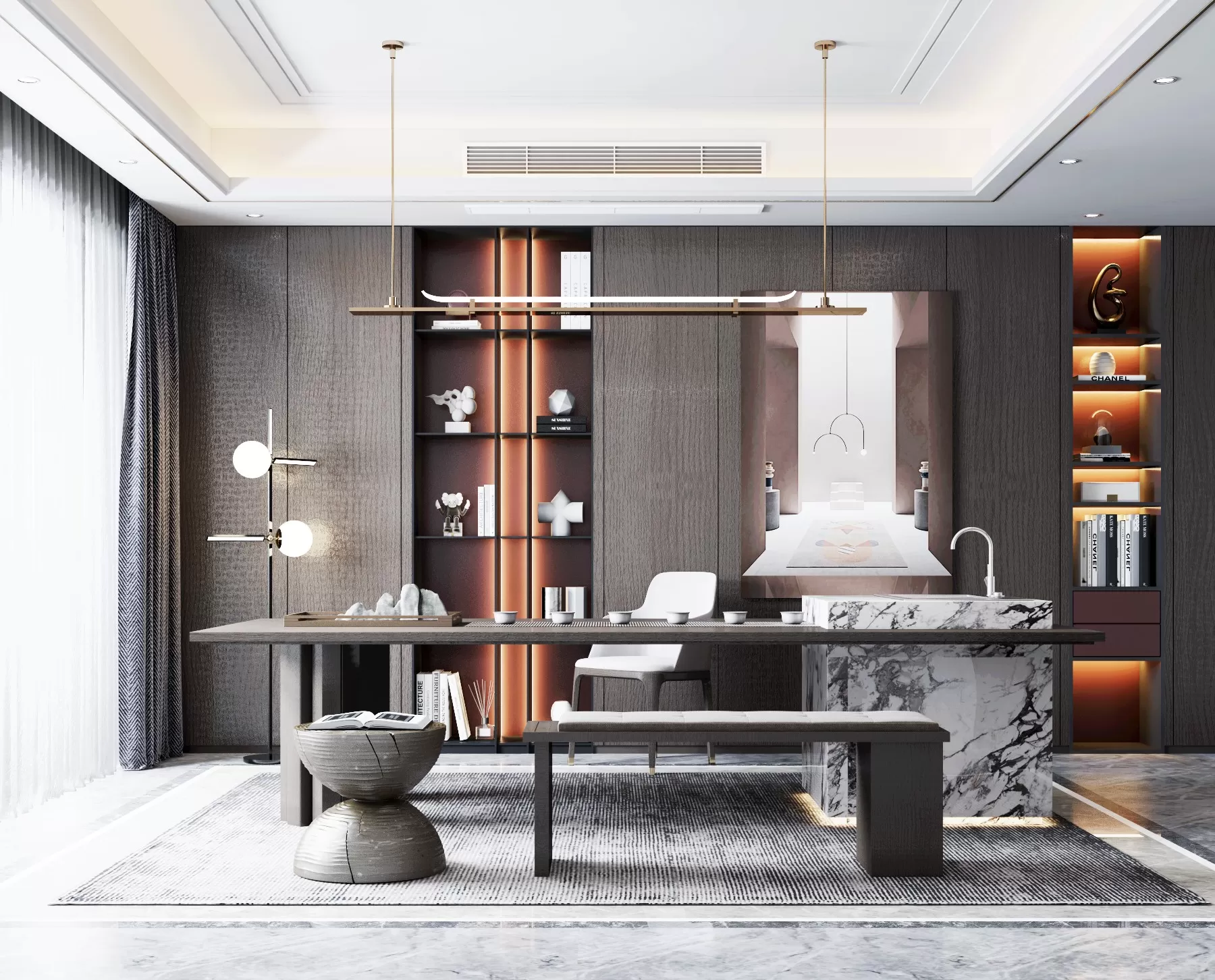 TEA ROOM - 3D SCENE - 424