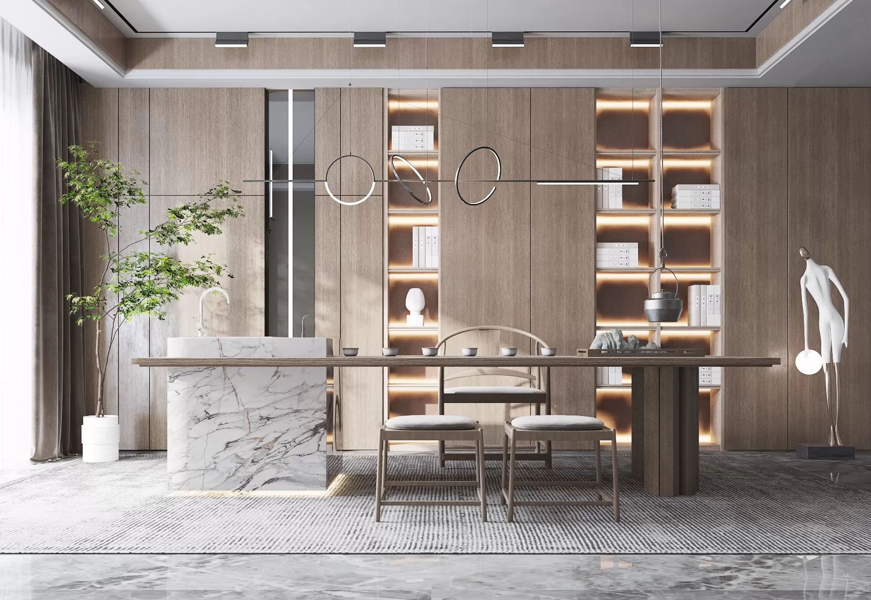 TEA ROOM - 3D SCENE - 425