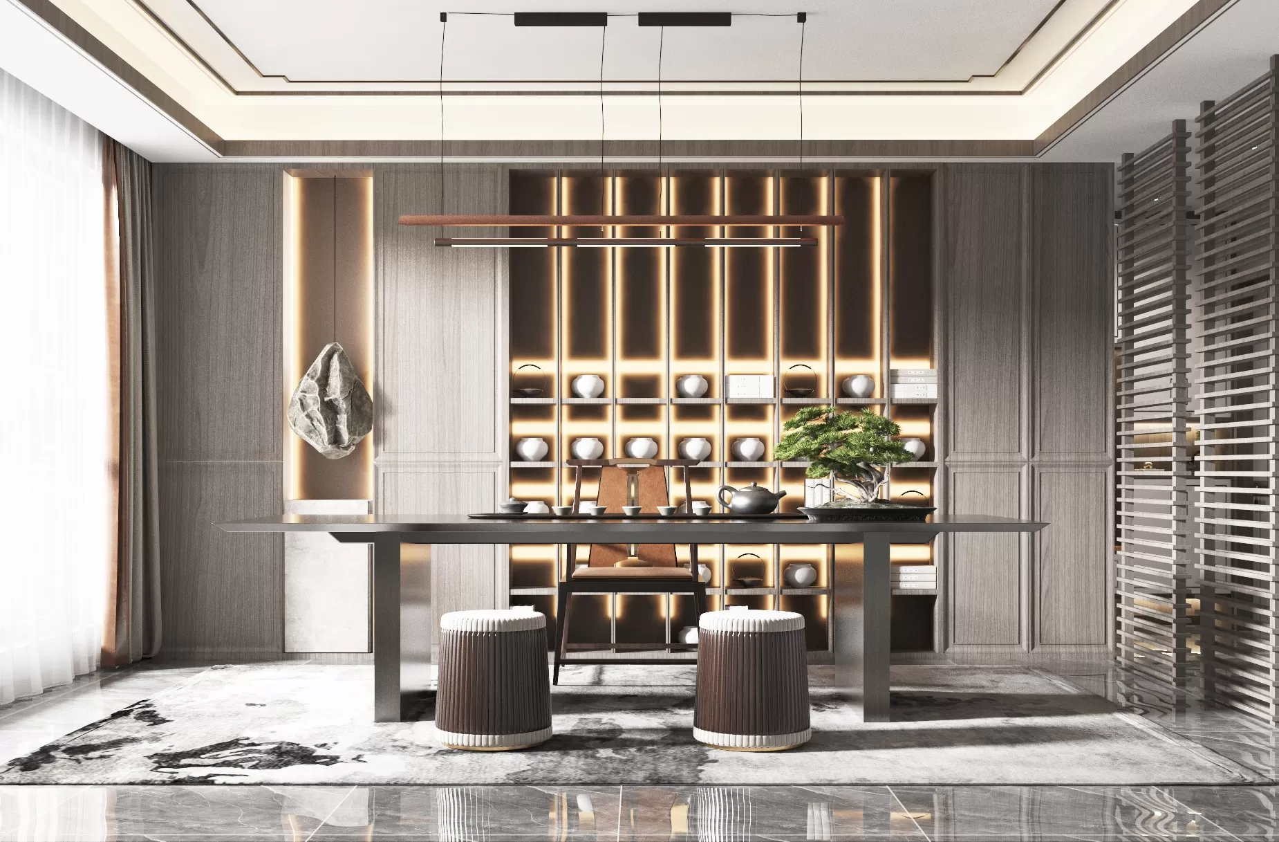 TEA ROOM - 3D SCENE - 426