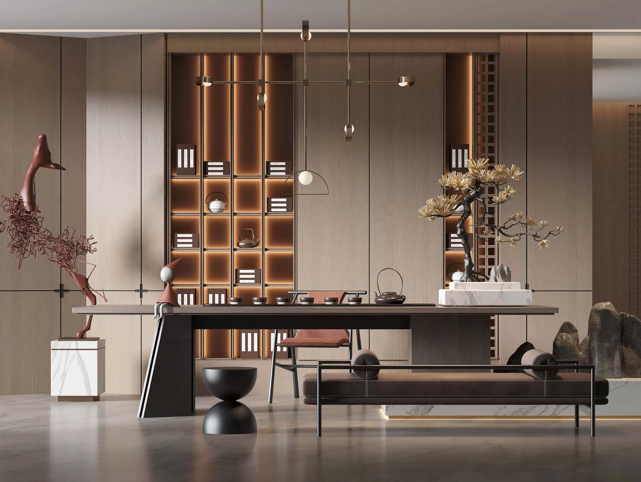 TEA ROOM - 3D SCENE - 430