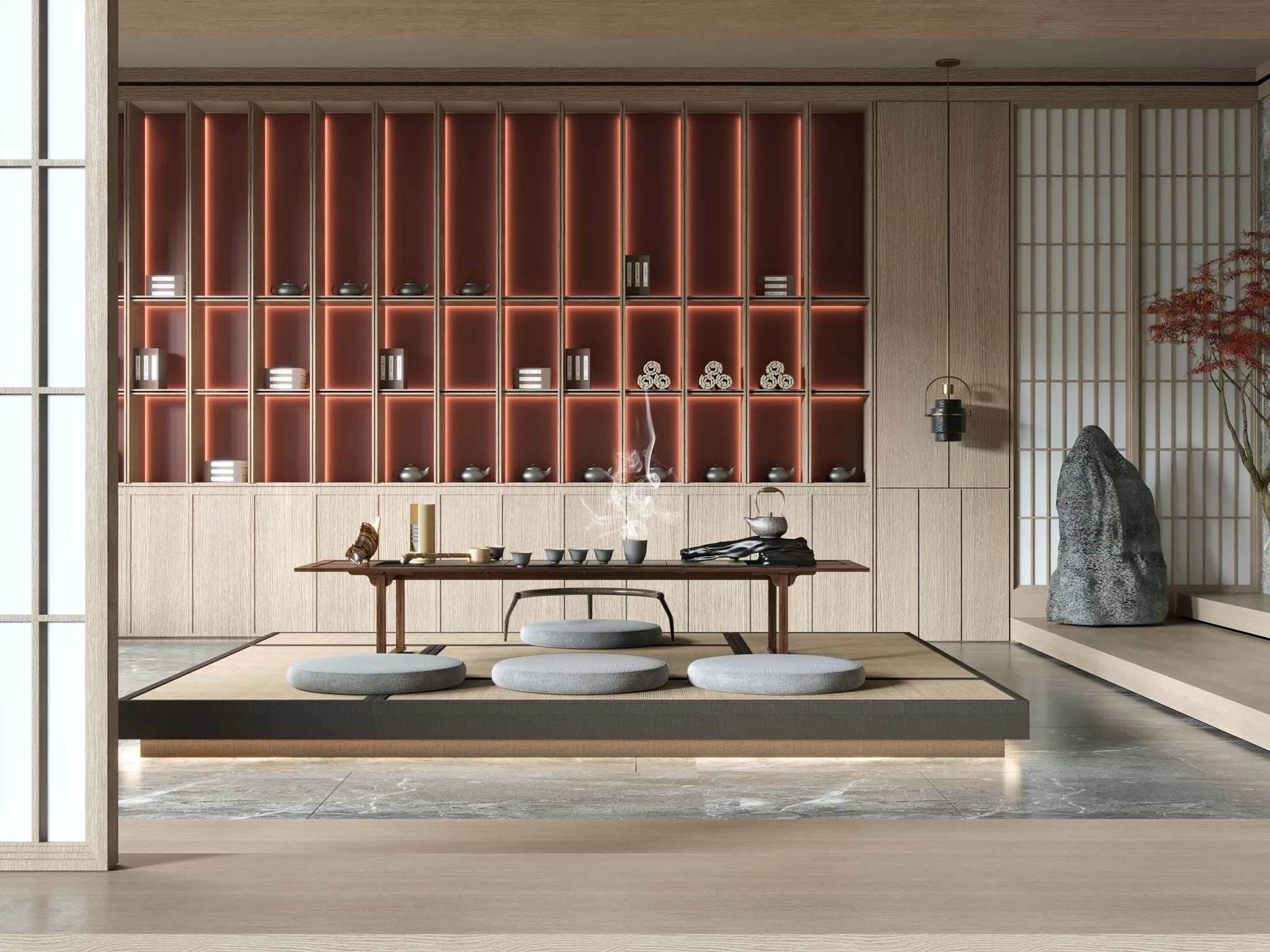 TEA ROOM - 3D SCENE - 431