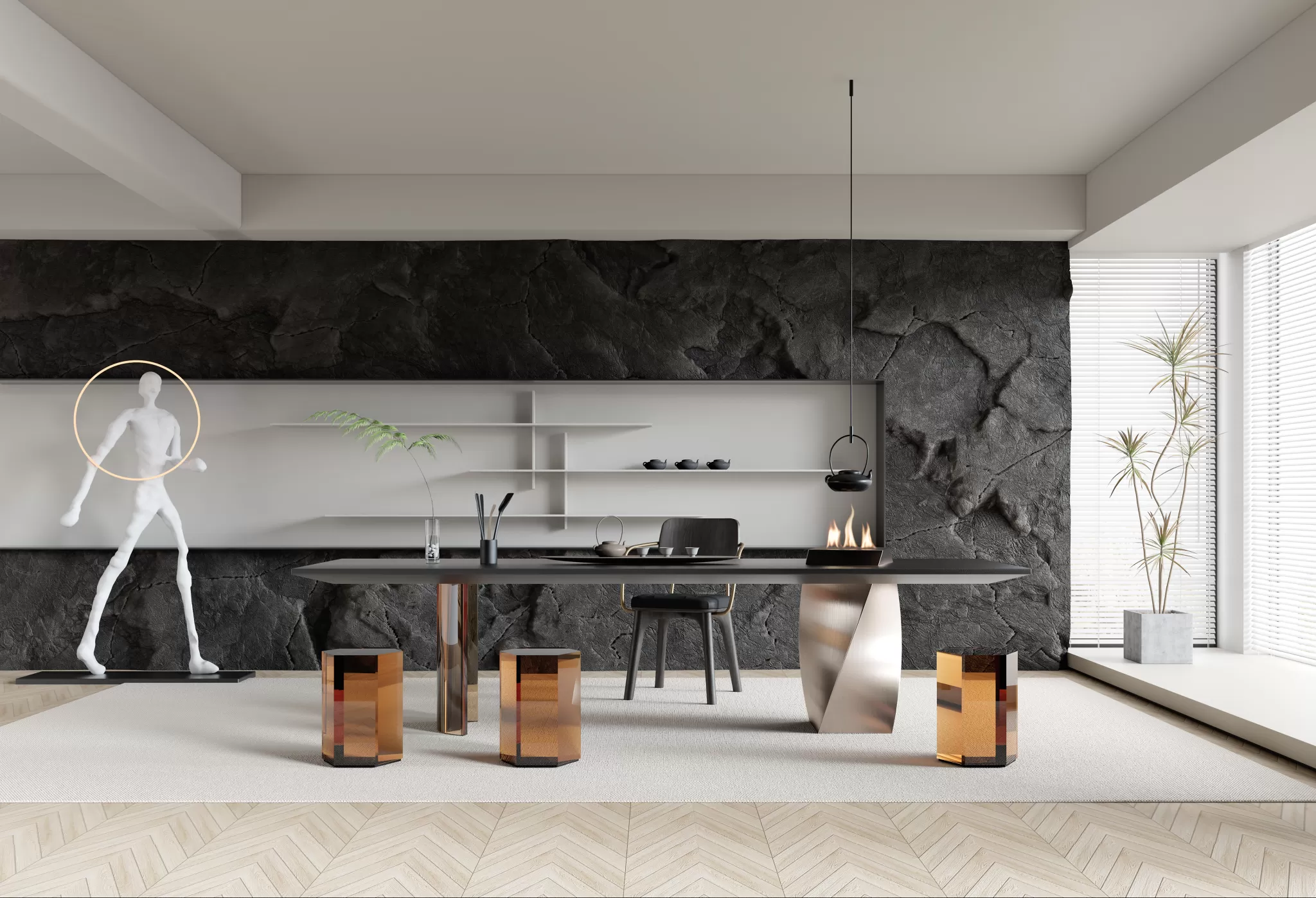 TEA ROOM - 3D SCENE - 435