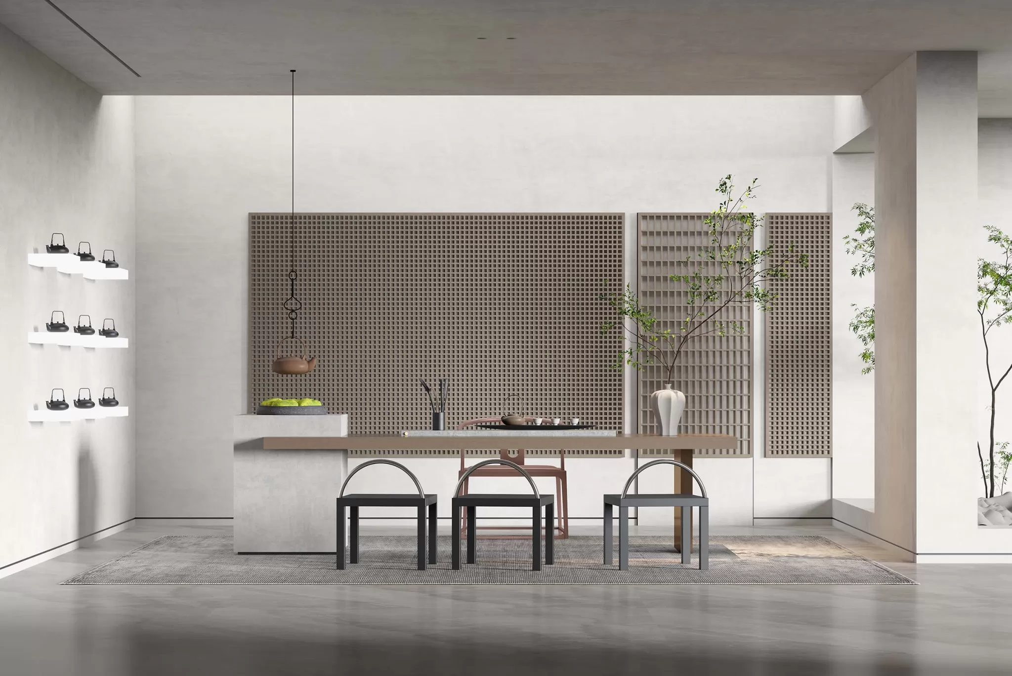 TEA ROOM - 3D SCENE - 439