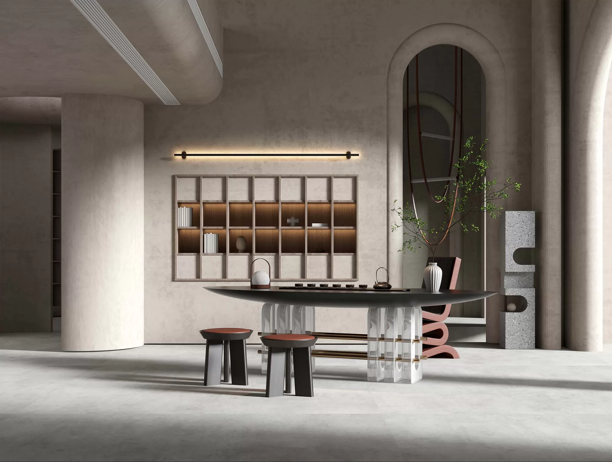 TEA ROOM - 3D SCENE - 440