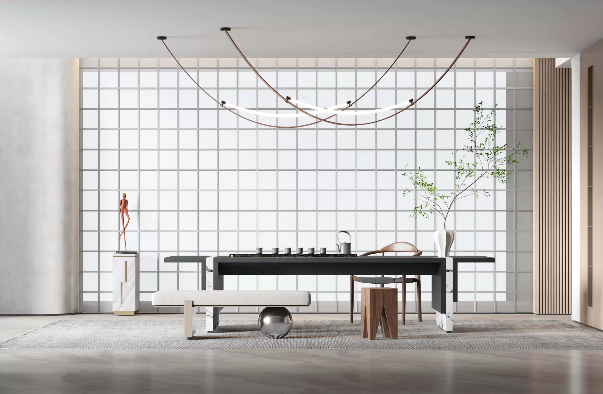 TEA ROOM - 3D SCENE - 453