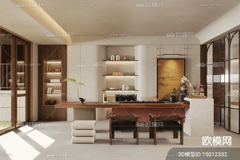 TEA ROOM - CORONA - 3D MODEL - 2533