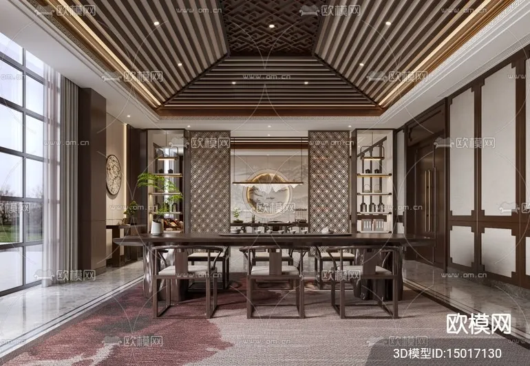 TEA ROOM - CORONA - 3D MODEL - 2544