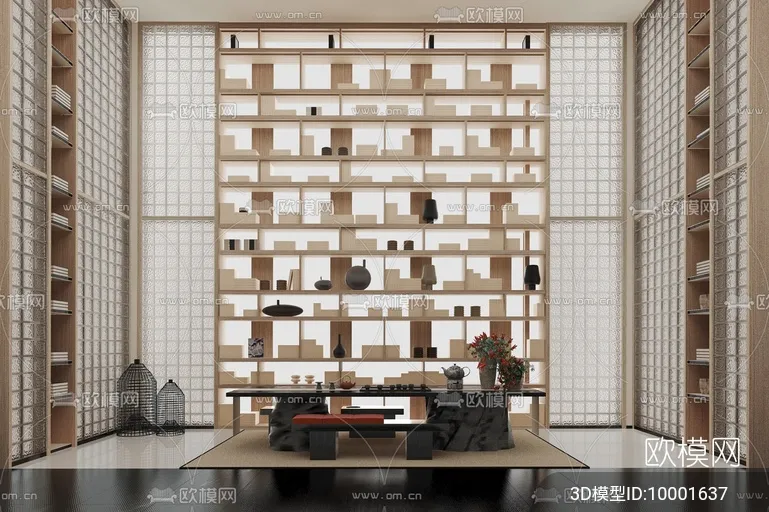 TEA ROOM - VRAY / CORONA - 3D MODEL - 2446