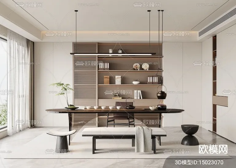 TEA ROOM - VRAY / CORONA - 3D MODEL - 2559