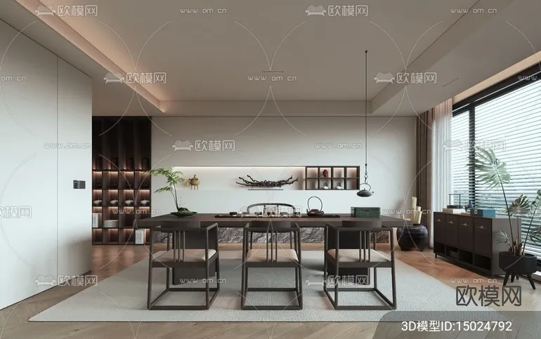 TEA ROOM - VRAY / CORONA - 3D MODEL - 2561