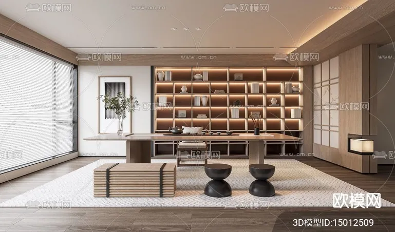 TEA ROOM - VRAY / CORONA - 3D MODEL - 2565