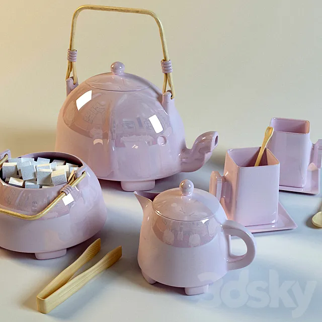 tea service "ELEPHANT" 3D Model
