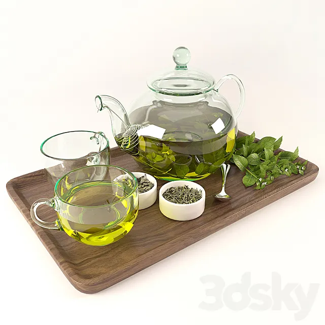 Tea Sets 3D Model
