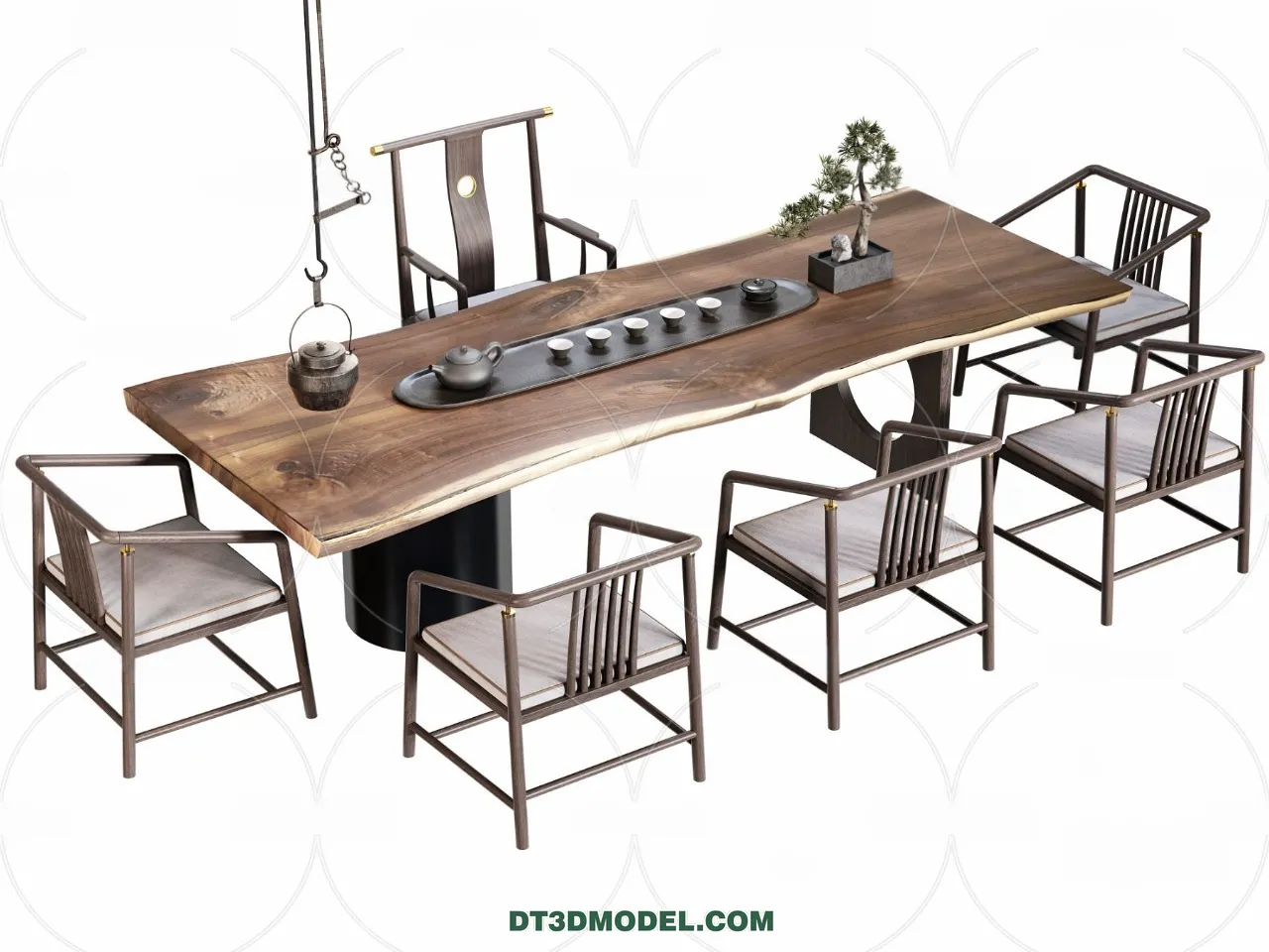 TEA TABLE - 3D Model For Interior Design - 165