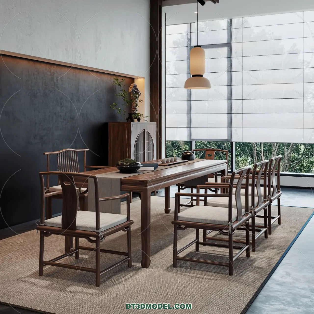 TEA TABLE - 3D Model For Interior Design - 167