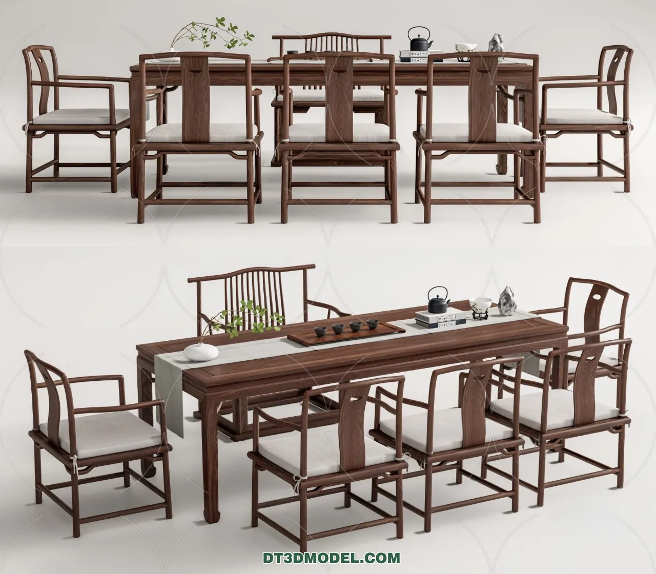 TEA TABLE - 3D Model For Interior Design - 171