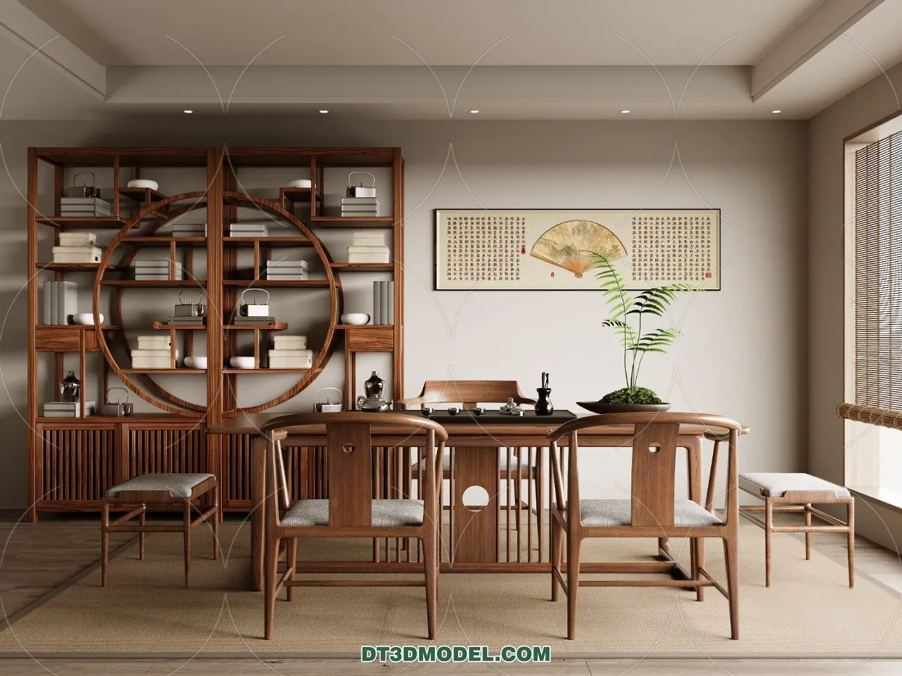 TEA TABLE - 3D Model For Interior Design - 175