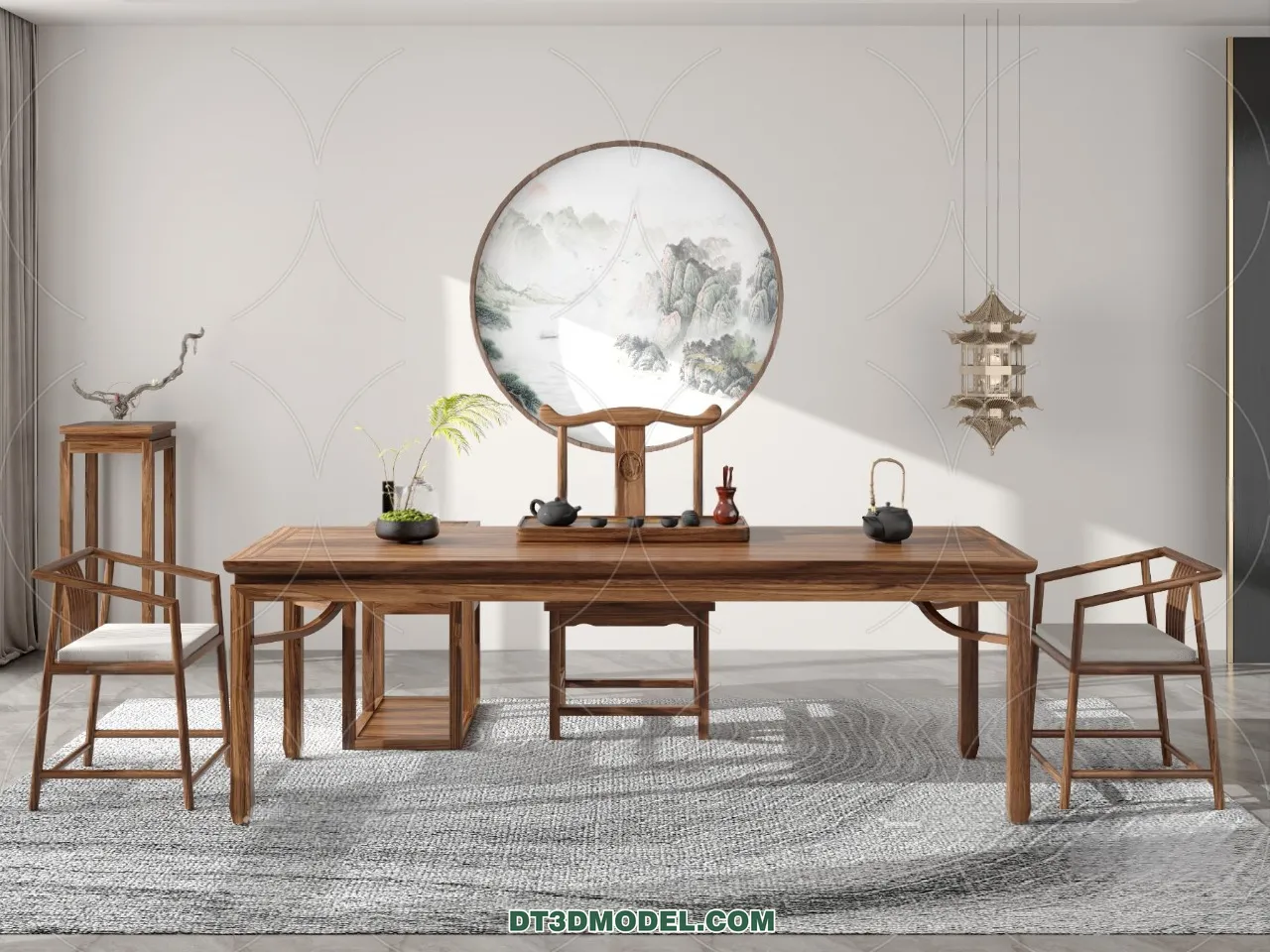 TEA TABLE - 3D Model For Interior Design - 180