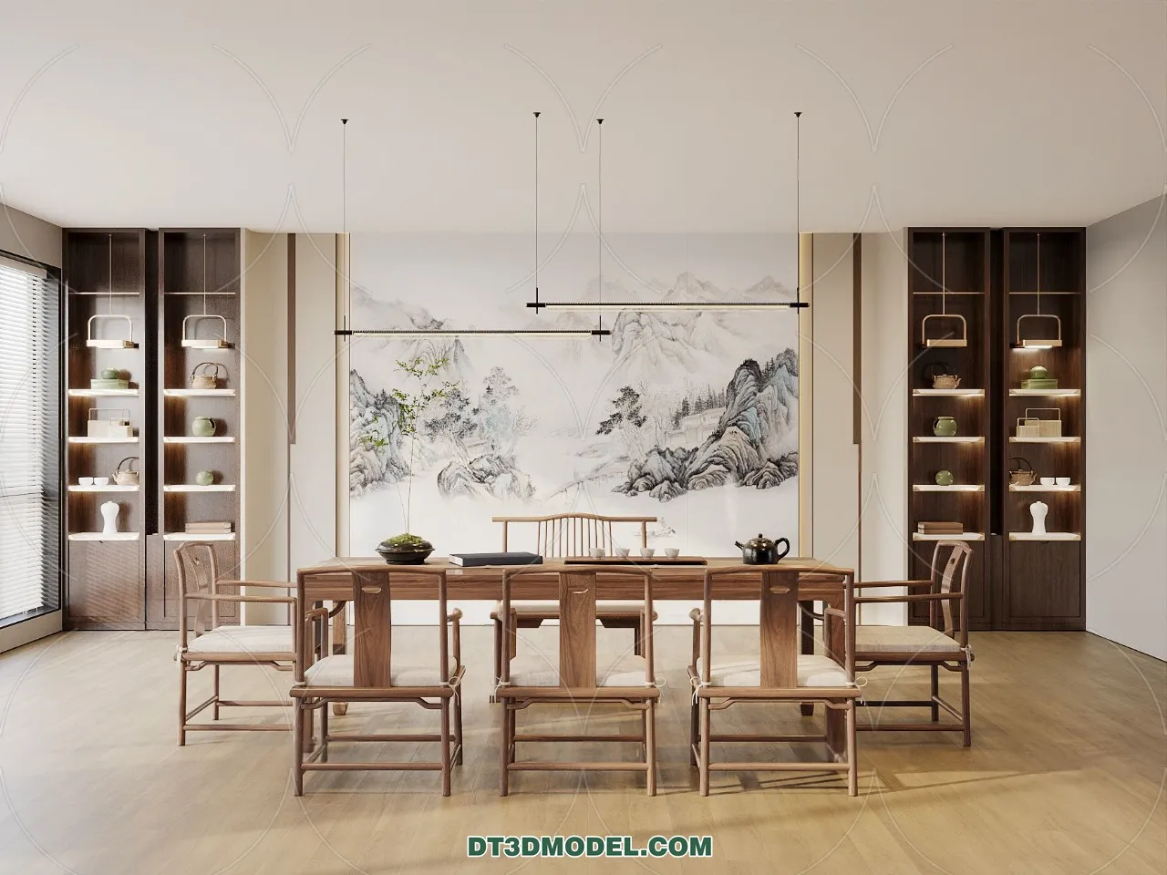 TEA TABLE - 3D Model For Interior Design - 181