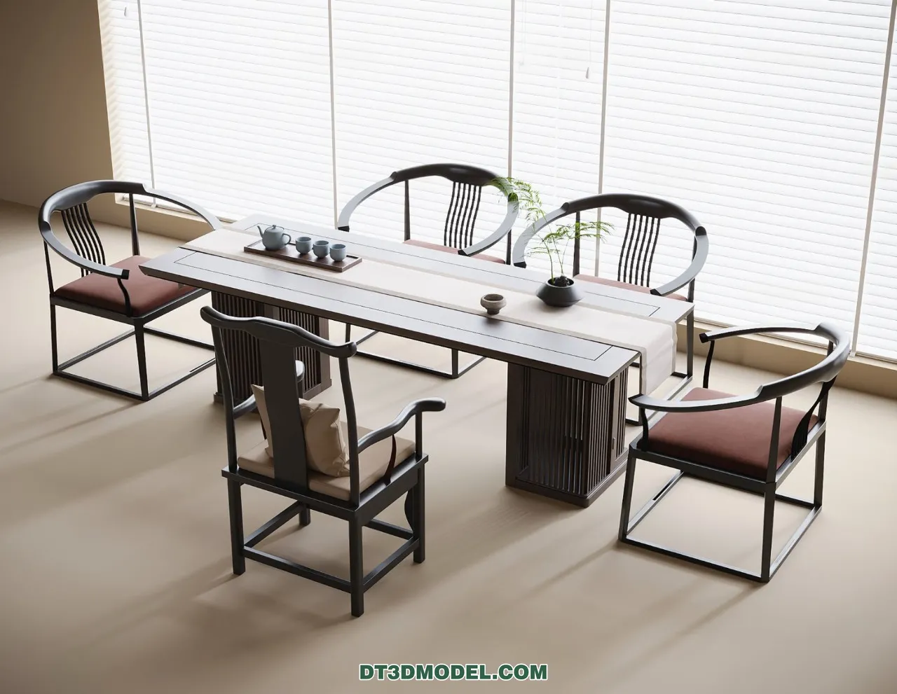 TEA TABLE - 3D Model For Interior Design - 210