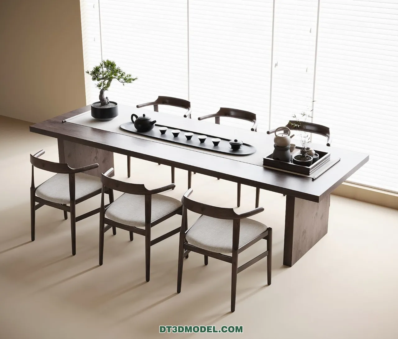 TEA TABLE - 3D Model For Interior Design - 211