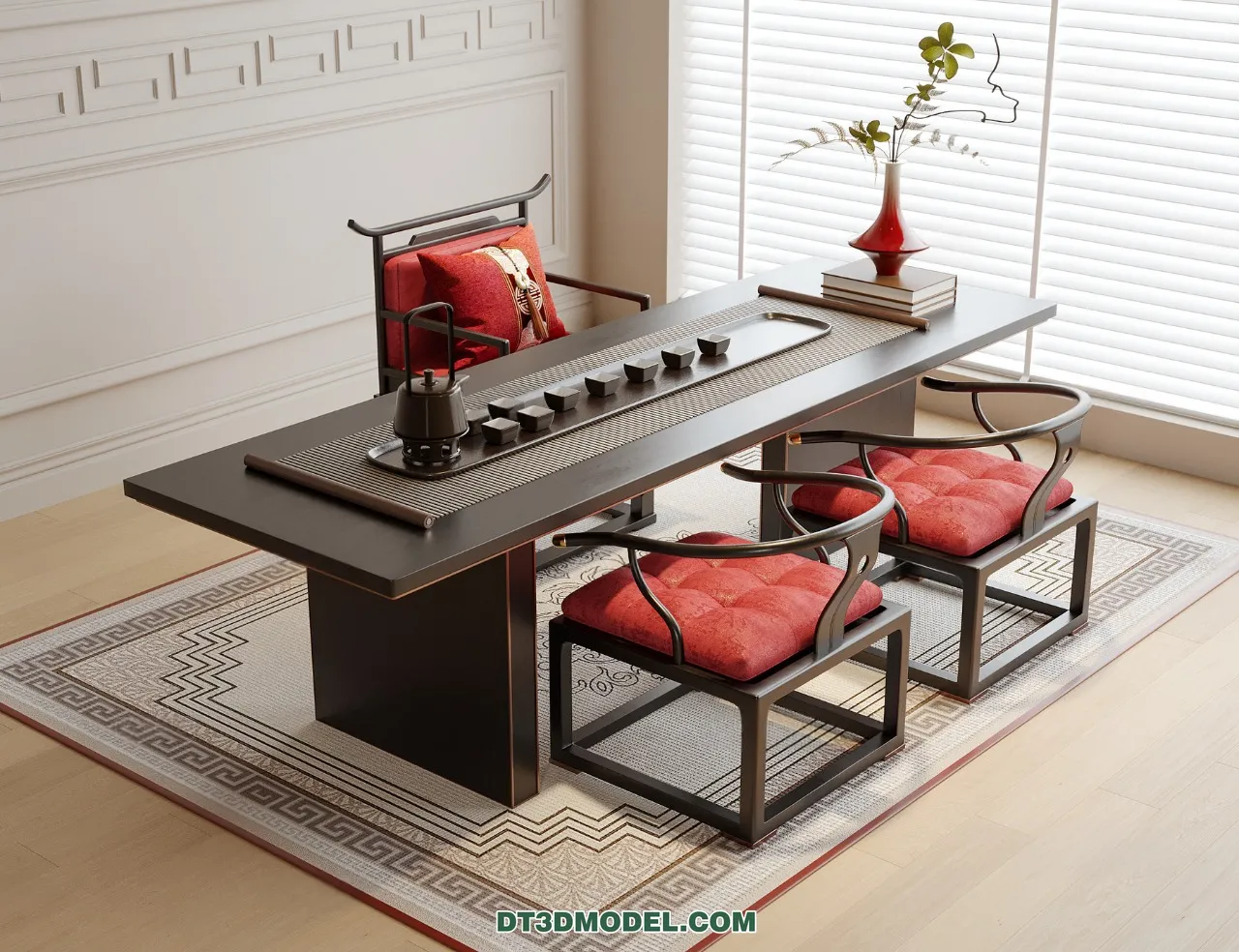 TEA TABLE - 3D Model For Interior Design - 231