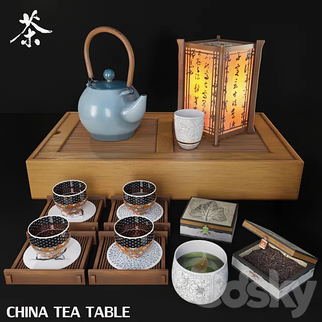 Tea Table: China 3DModel