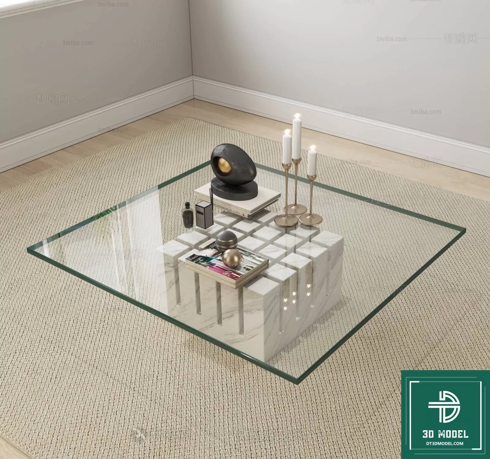 TEA TABLE – SOFA TABLE – 3D MODELS – 084