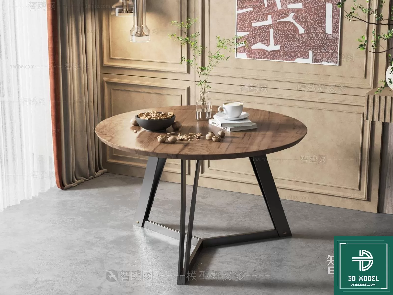 TEA TABLE – SOFA TABLE – 3D MODELS – 098