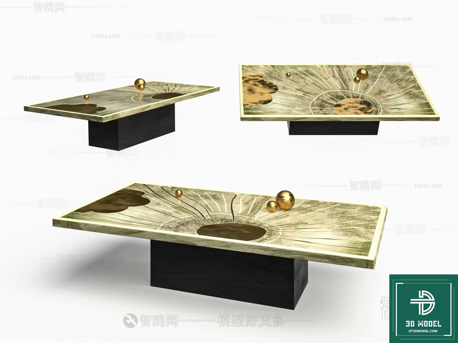 TEA TABLE – SOFA TABLE – 3D MODELS – 119