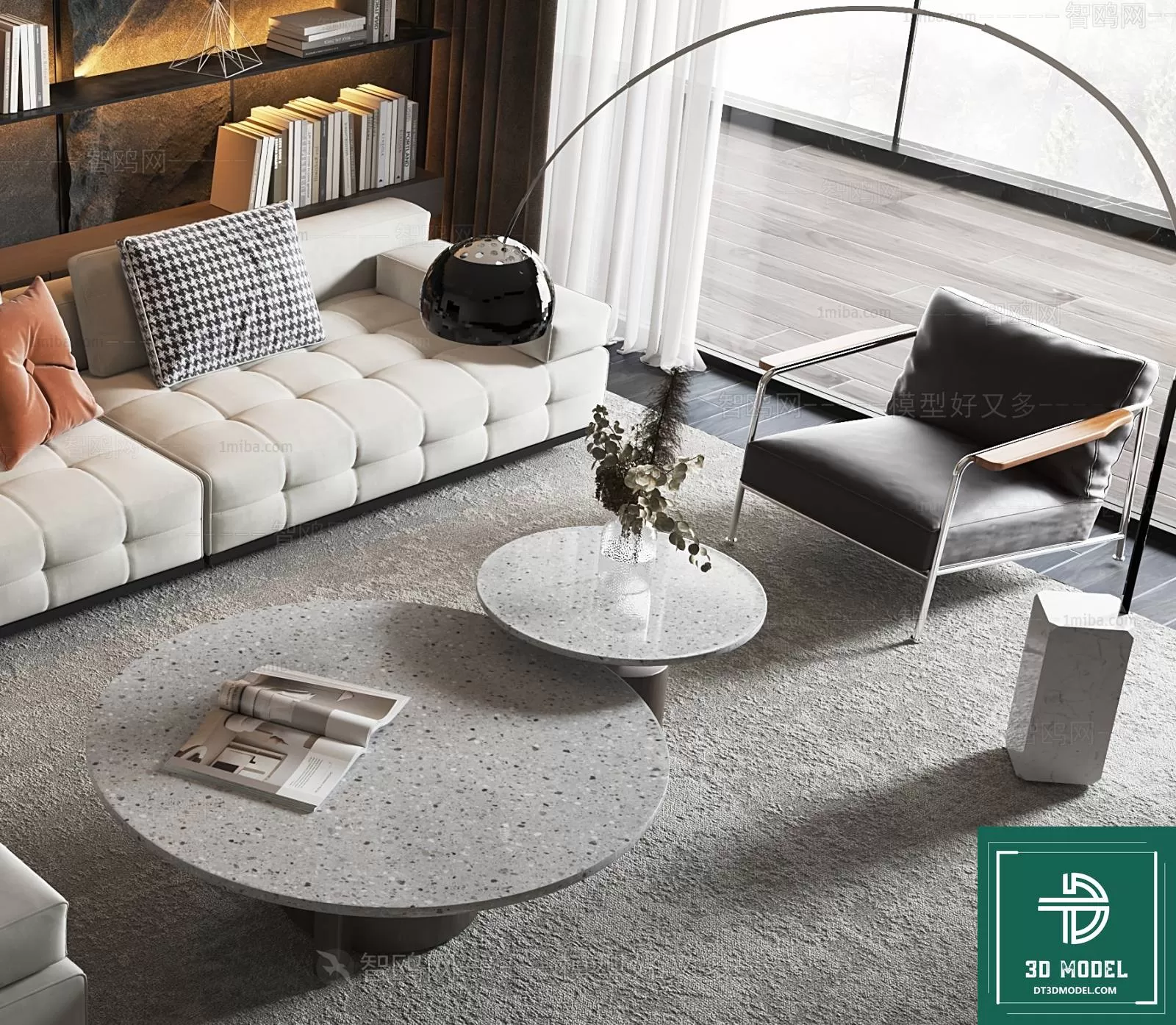 TEA TABLE – SOFA TABLE – 3D MODELS – 128