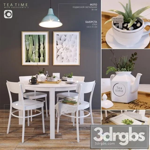 Tea Time 3D Model Free