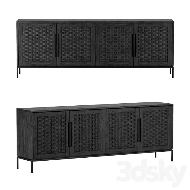 Teak House - Cabinet Karma 200 3D Model