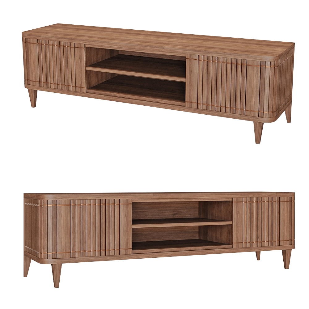 Teak House - Cabinet Koppar 160 3D Model