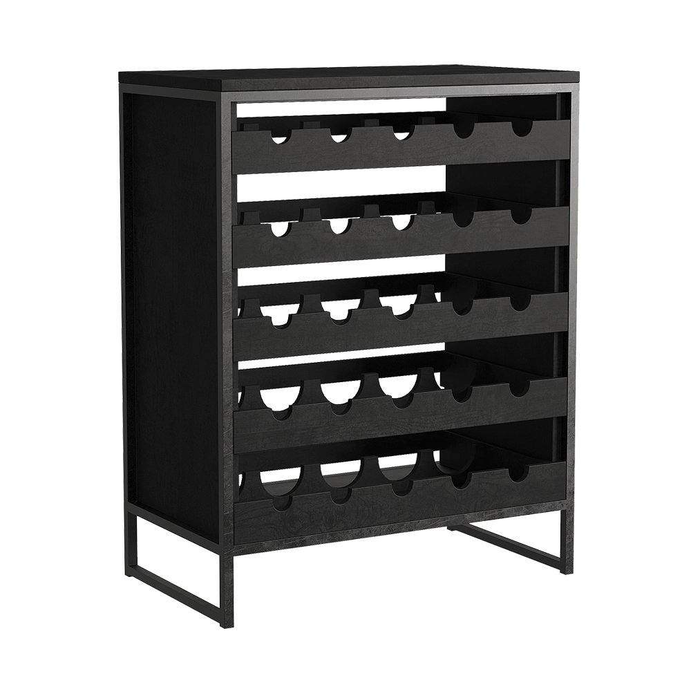 Teak House - Chest for storing wine Tuareg 3D Model