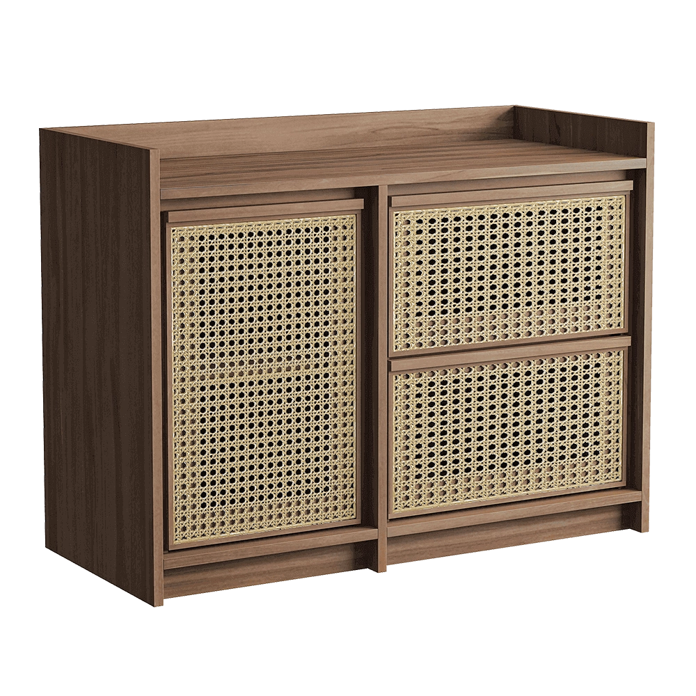 Teak House - Chest of drawer Roots 3D Model