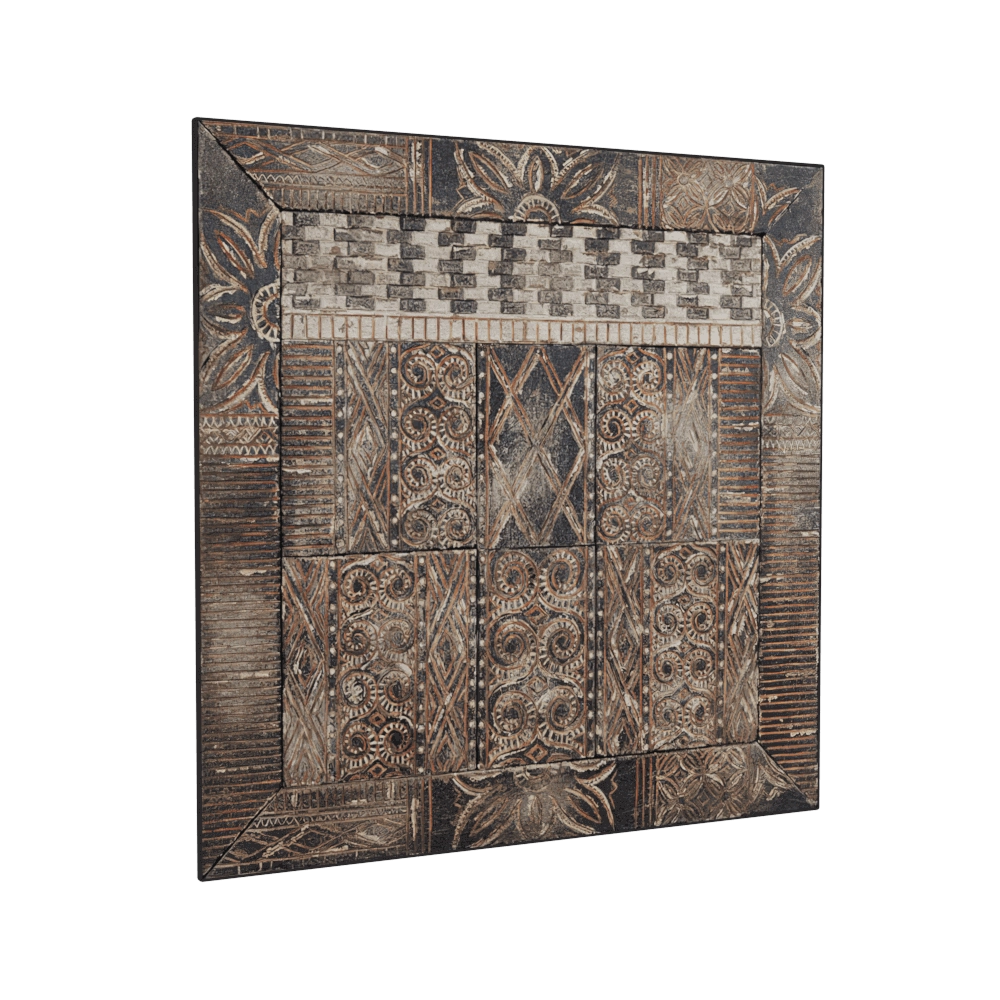 Teak House - Decorative panel Toraja 3D Model